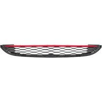 MINI Cooper F56 14-18 Honeycomb Svart/Röd Sportgrill S-Look DIEDERICHS